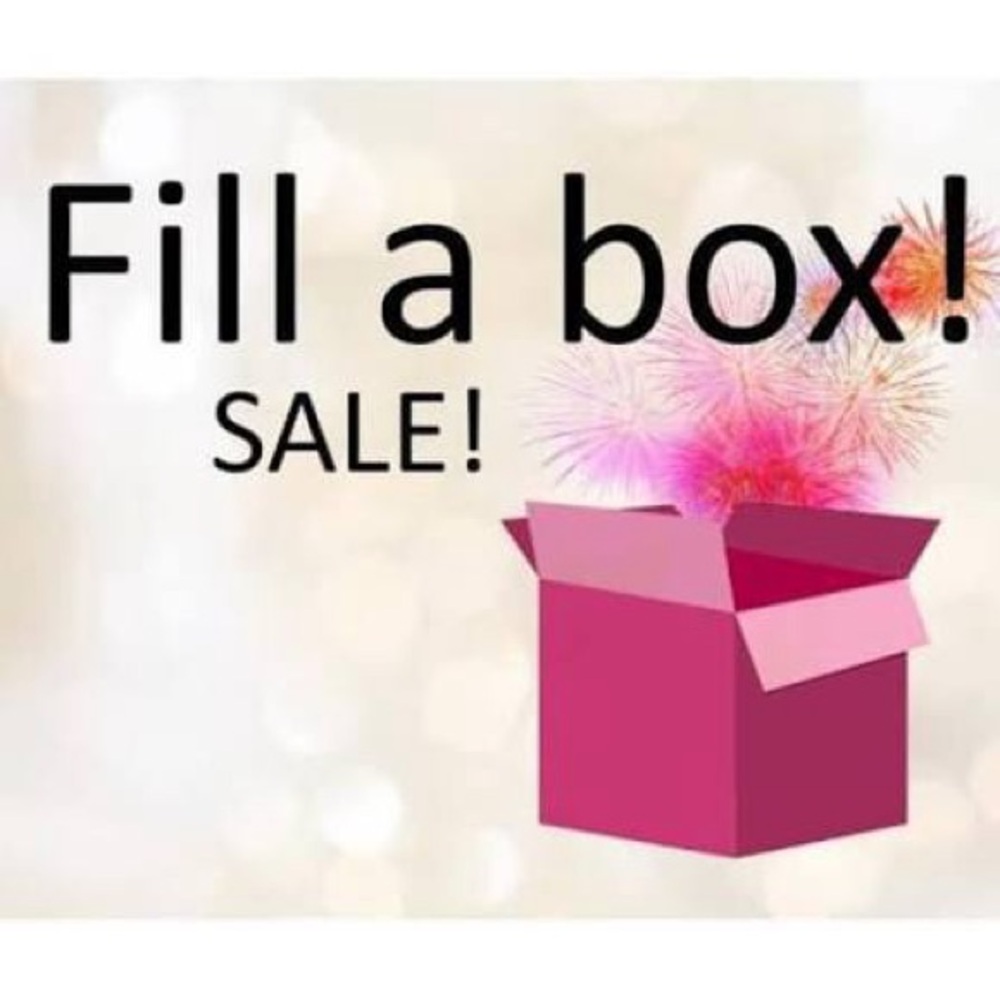 Buy a Box & pick the items you put in it! Fill it full!! 😆